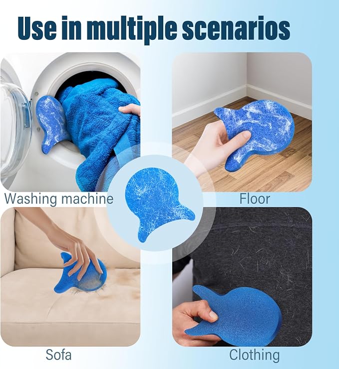 Pet Hair Remover for Laundry, Reusable Dog & Cat Hair Remover Tool, Effectively - Image 7