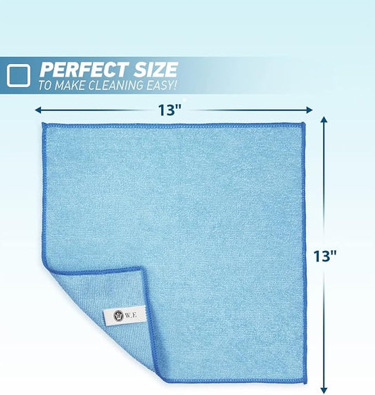 Microfiber Cleaning Cloth-24Pcs Ultra Soft Highly Absorbent Rags - Image 2