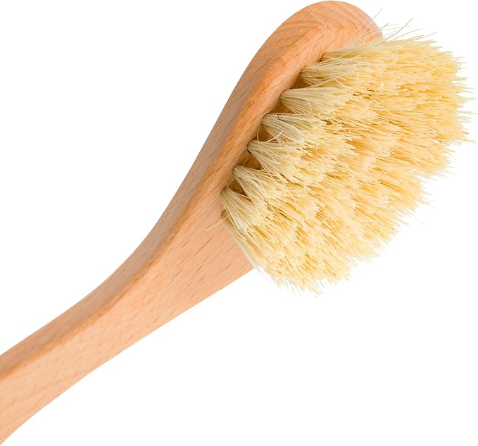 Redecker Curved Dish Brush, Strong Natural Tampico Fiber Bristles, Ergonomic - Image 2