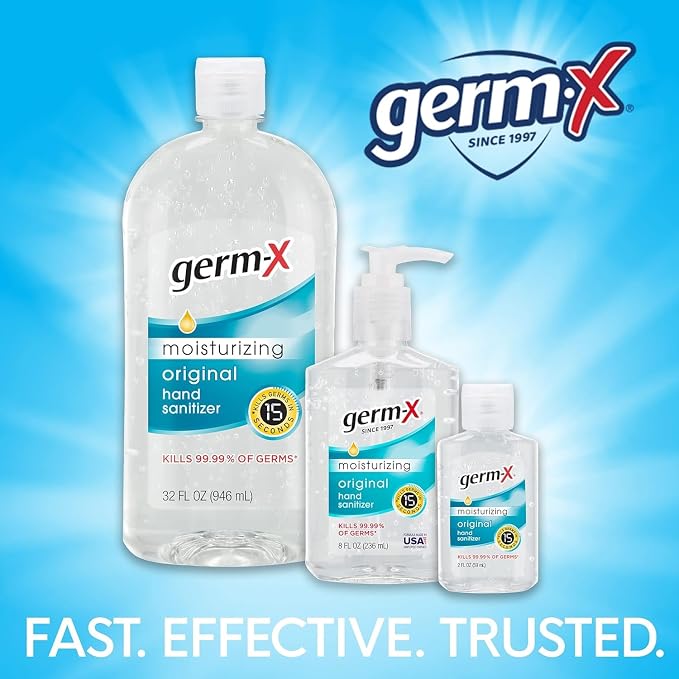 Germ-X Original Hand Sanitizer Gel, Mini Travel Size - Image 7