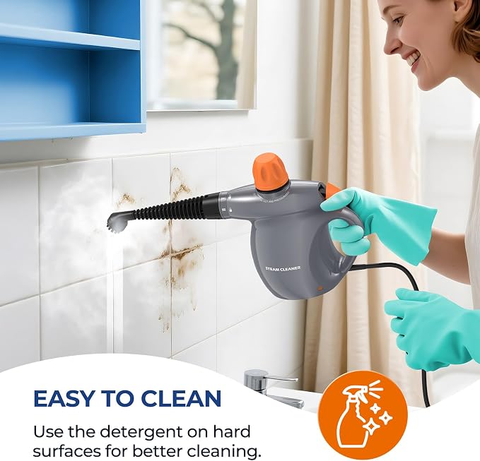 LABIGO Steam Cleaner, Pressurized Handheld 13pcs Multi-Purpose Natural Deep - Image 6