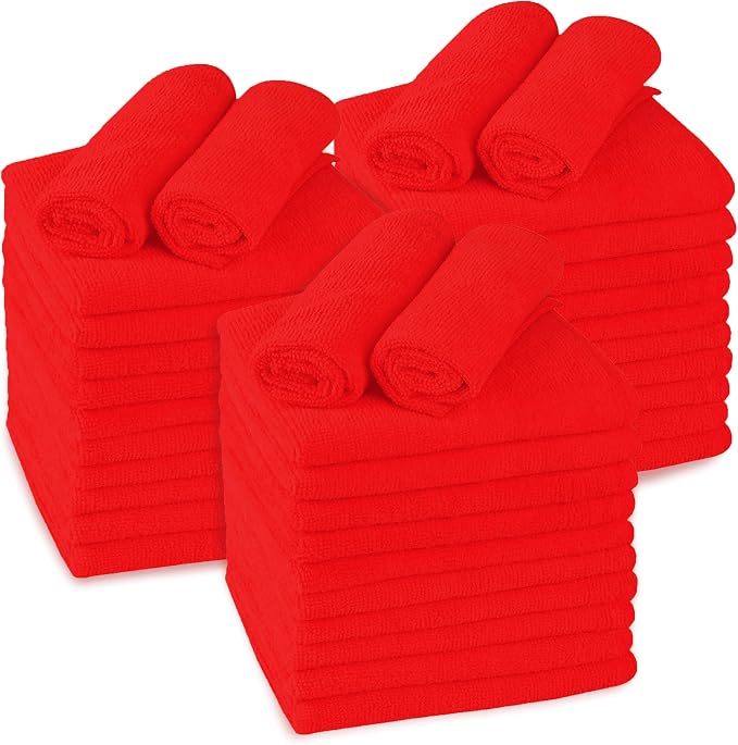 Microfiber Cleaning Towels, 3 Dozen Commercial and Household Bulk Pack - Image 2