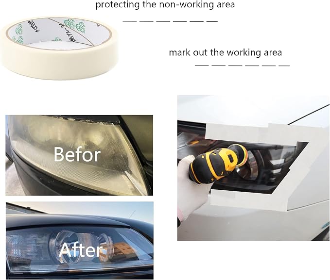 104PCS Car Headlight Restoration Kit - Image 8