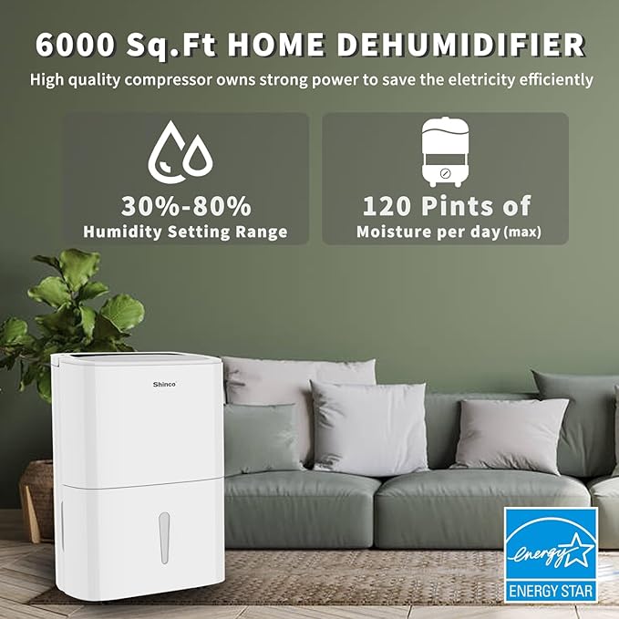 120 Pints Energy Star Dehumidifier - Image 3