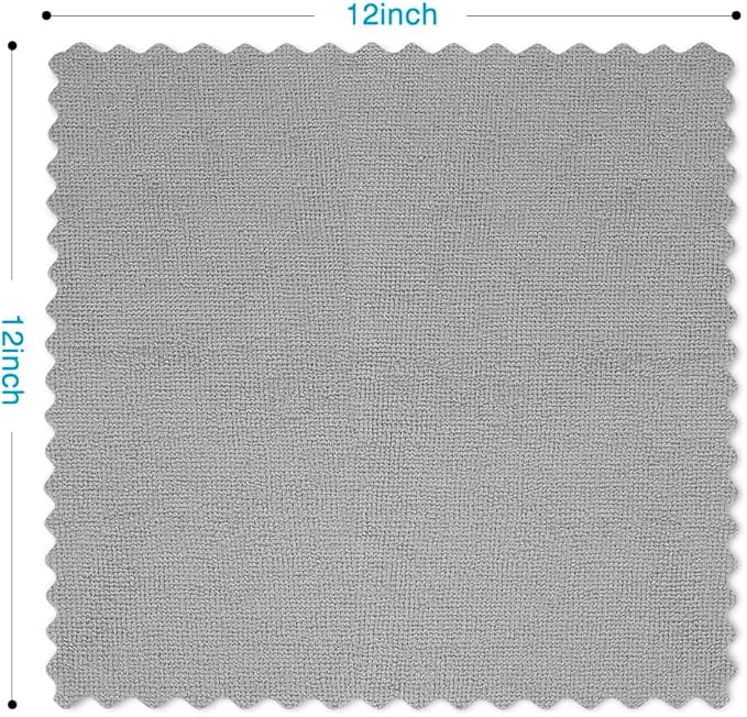 Orighty Cleaning Cloths 12x12 inch, Highly Absorbent Microfiber Cleaning - Image 6