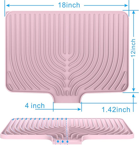 Dish Drying Matt for Kitchen Counter, Kitchen Dry Mats for Dishes Drying Pad - Image 2