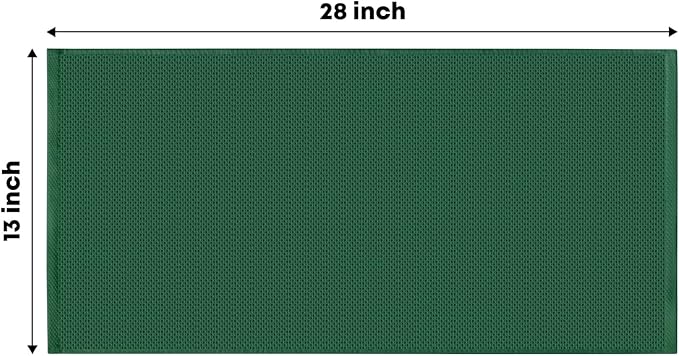 Artoid Mode 100% Cotton Dark Green Waffle Weave Kitchen Dish Cloths, 13x28 Inch - Image 7
