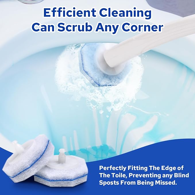 Cecailin® 60pcs Disposable Toilet Brush. Bathroom Cleaning. Disposable Bowl - Image 6