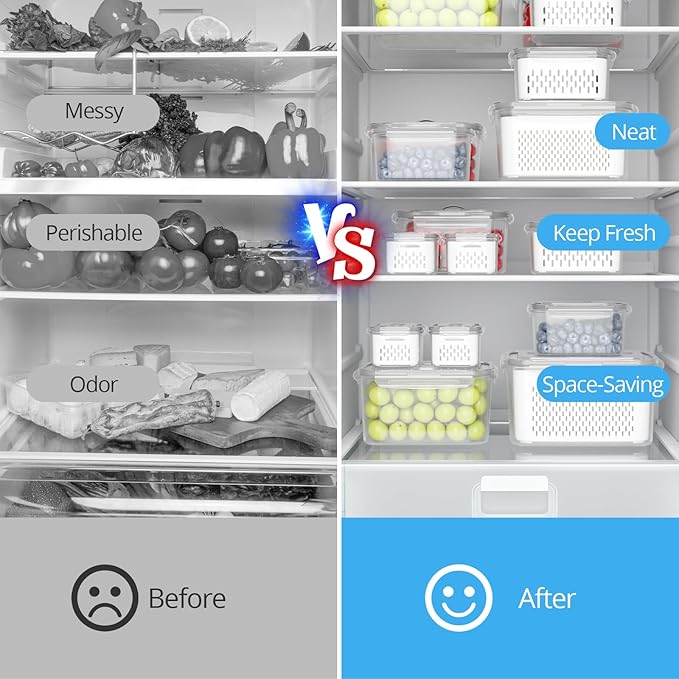 5 Pack Fruit Storage Containers - Image 7