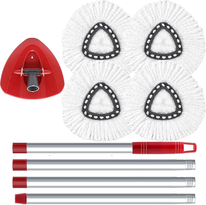 Spin Mop Head, Handle Replacement by Pkulater