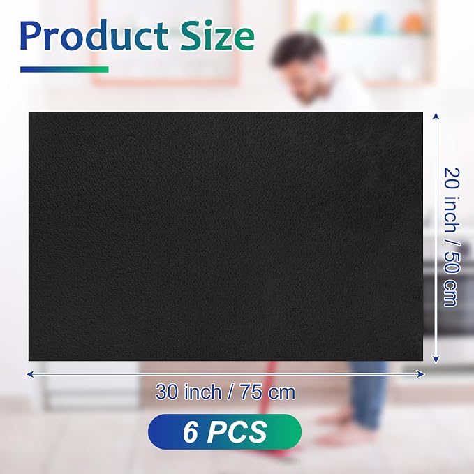 Newwiee 6 Pcs Extra Large Microfiber Cleaning Cloth 30" x 20" Washable Reusable - Image 2