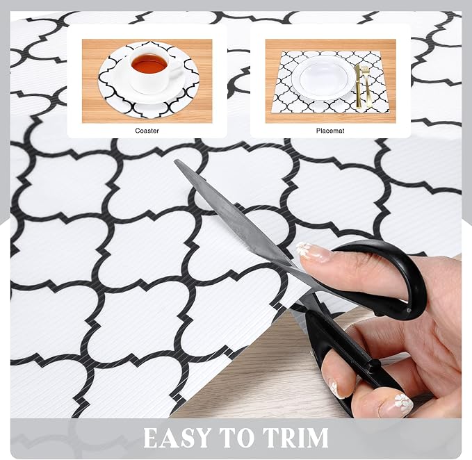 Glotoch Non Slip Shelf Liner 24 Inch Wide, Non Adhesive Drawer Liner, - Image 7