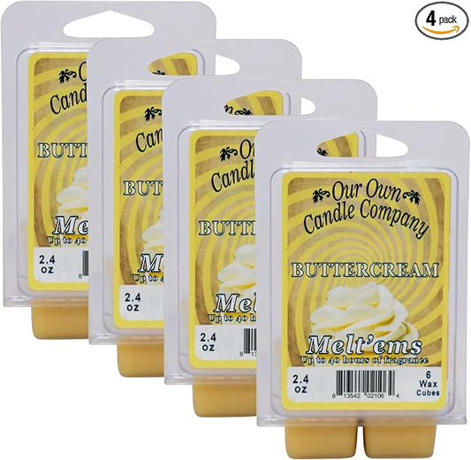 Our Own Candle Company Premium Wax Melt, Buttercream Scent, Handmade in The USA by OurOwnCandleCompanycandles