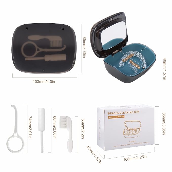 MURRI&MURRDI Retainer Case, Denture Bath Box - Image 4