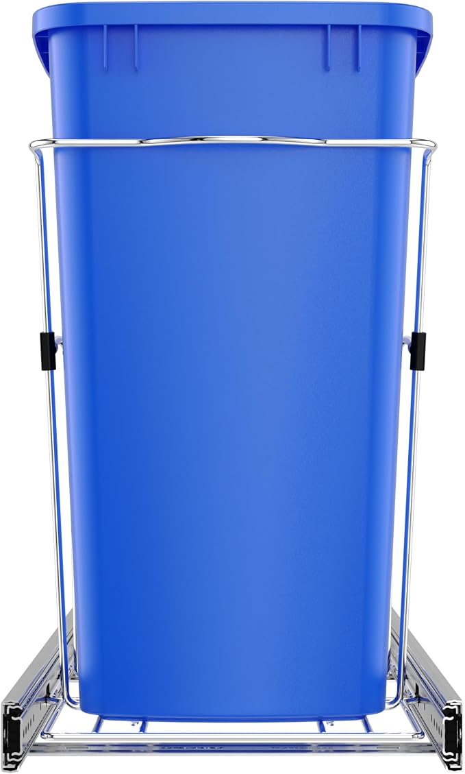 Rev-A-Shelf Pullout Trash Can for Under Kitchen Cabinets 35 Qt Garbage Waste - Image 9