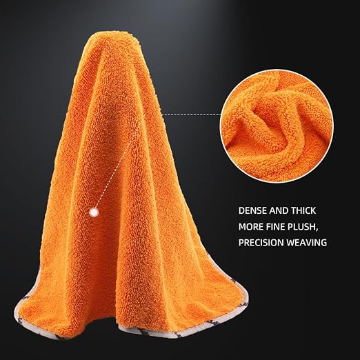 Car Microfiber Towel, 1 Pack Highly Absorbent, Scratch Free Large Car - Image 4