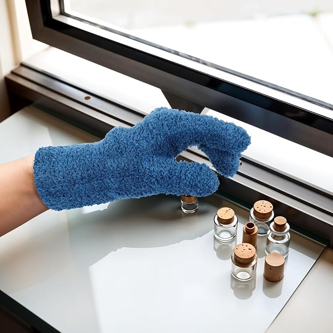 Plant Dusting Gloves, Microfiber Dusters - Image 7