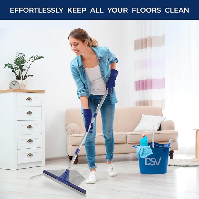 DSV Standard Floor Squeegee for Concrete Floor, 17.5" Large Floor Squeegee - Image 7