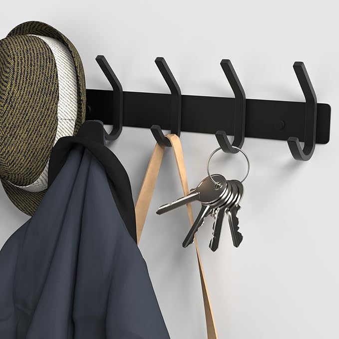 VAEHOLD Wall Hooks, Heavy Duty Aluminum Towel Hooks - Image 2