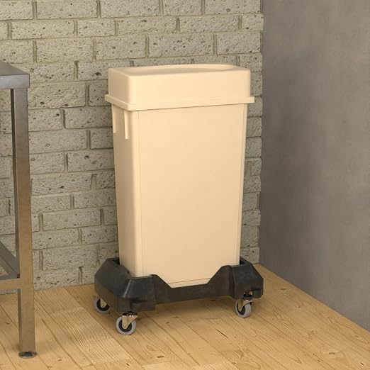 23 Gallon Beige Slim Jim Trash Can - Image 4