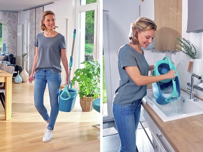 Leifheit Clean Twist Disc Mop Ergo Mop and Bucket, Floor Mop - Image 5