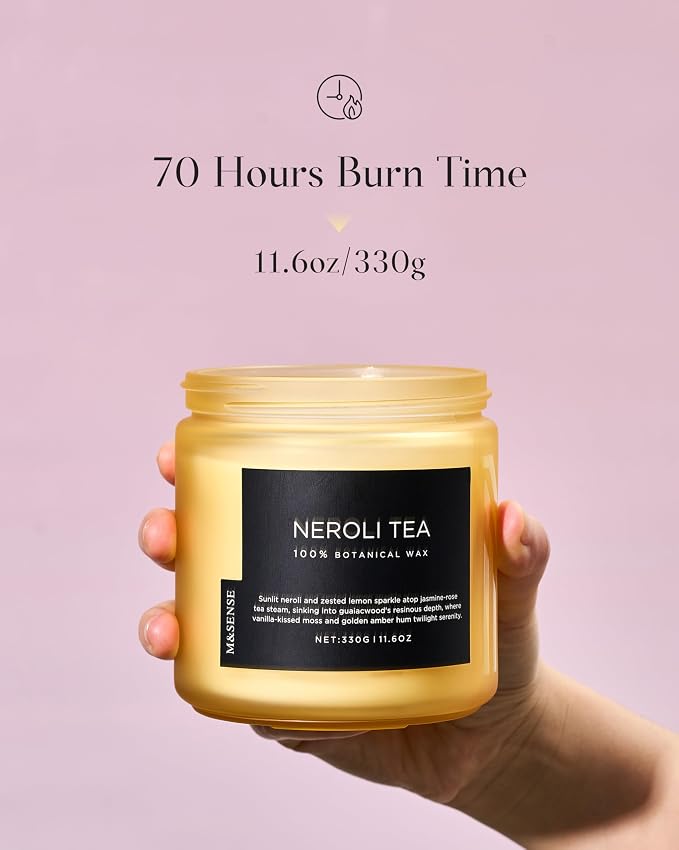 M&SENSE Neroli Tea Scented Candle - Image 3