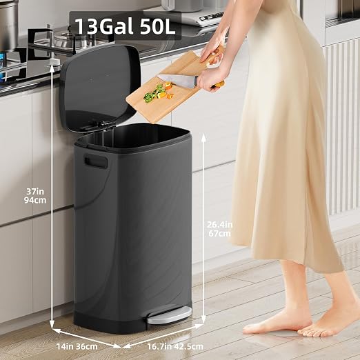 KUK 13 Gallon Kitchen Trash Can - Image 2