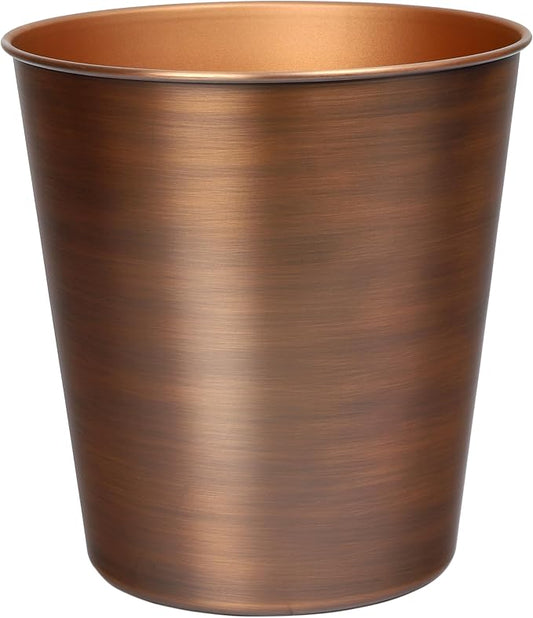 happimess HPM1113B Nolan Modern Classic Smooth Steel 2-Gallon Wastebasket by Happimess