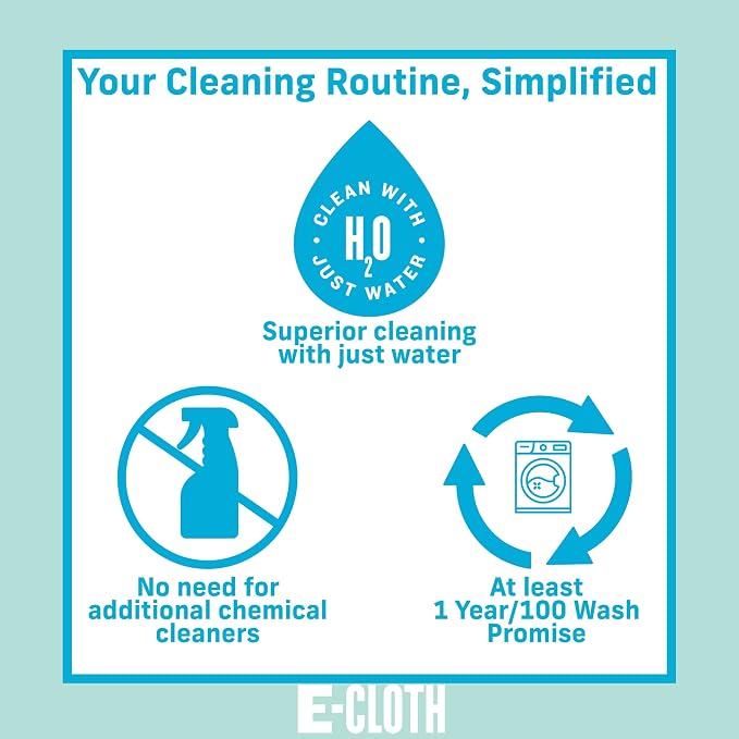 E-Cloth Reusable Paper Towel Replacement Cloth, Premium Microfiber Cleaning - Image 7