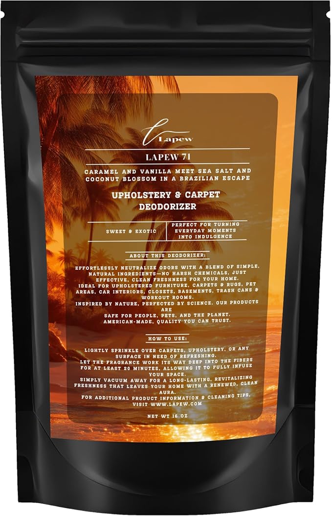 71 Carpet Freshener Powder 16 oz | Powerful Odor Eliminator by Lapew