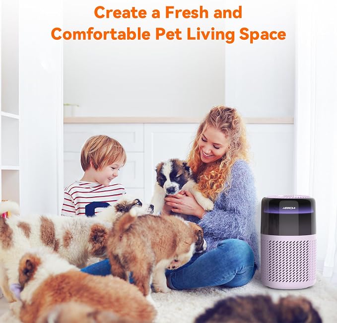 AIRROMI Air Purifier for Bedroom Home, HEPA Filter, Covers Upto 549 Ft² - Image 4