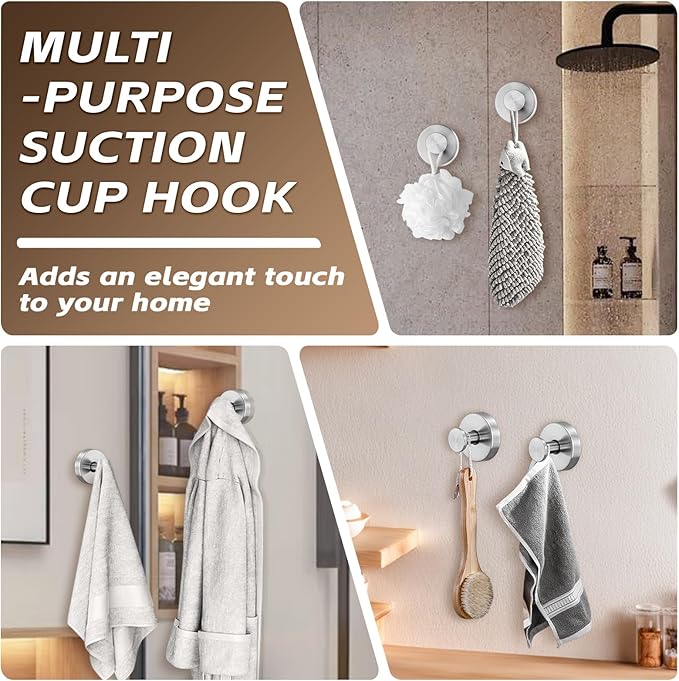Reusable Heavy Duty Suction Cup Hooks - Image 4