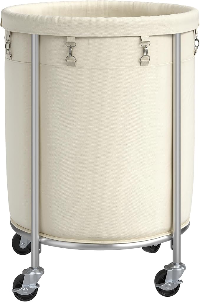 ELYKEN Laundry Basket with Wheels, 170L Rolling Laundry Hamper with Removable by ELYKEN