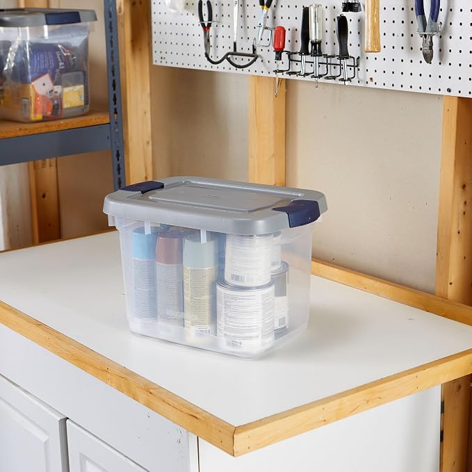Rubbermaid Roughneck Clear 19Qt/ 4.75 Gal Storage Containers, - Image 9