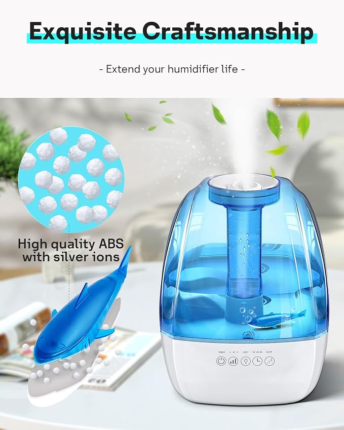 Leemone Humidifier Cleaner Shark, Demineralization Float Shark Compatible - Image 6