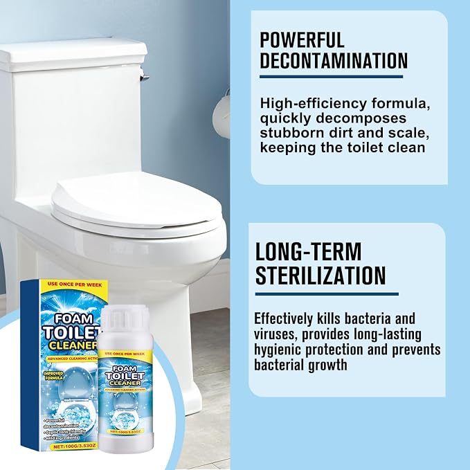 2PCS Foam Toilet Cleaner, New Powerful Foaming Toilet Bowl Cleaner, Foaming - Image 7