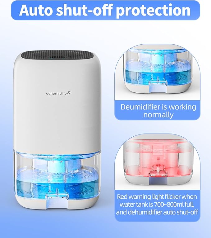 Dehumidifier, TABYIK 35 OZ Small Dehumidifiers - Image 5