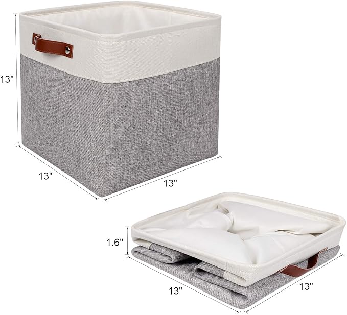 Univivi Storage Bins with Hard Bottom - Image 4