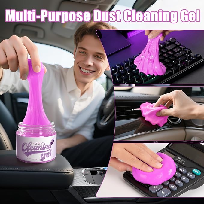 ASFSKY Car Cleaning Gel Cleaning Putty Universal Dust Cleaning Car Interior - Image 7