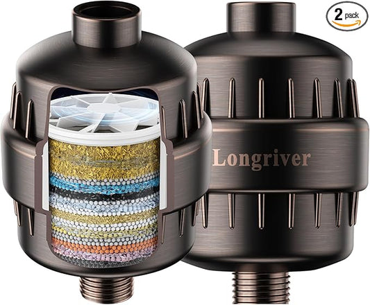 R7 Shower Filter High Put Shower Water Filter by DesignedforaSpa-LikeShower