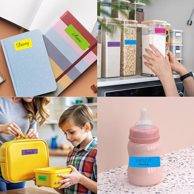STARLIBOO Removable Labels, Removable Colored Labels Stickers, Self-Adhesive - Image 5