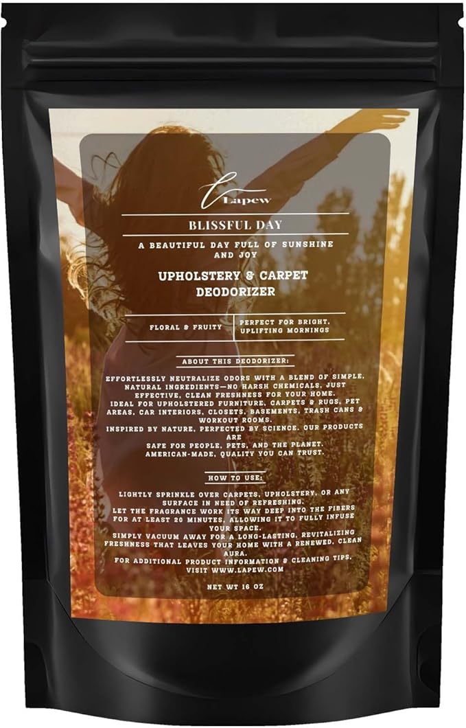 Blissful Day Carpet Freshener Powder: Powerful Odor Eliminator by Lapew