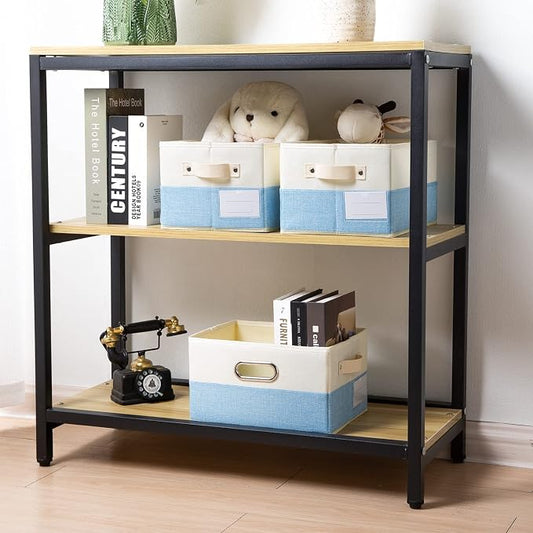 PRANDOM Fodable Storage Bins for Closet Decorative Fabric Storage Baskets Cubes - Image 2