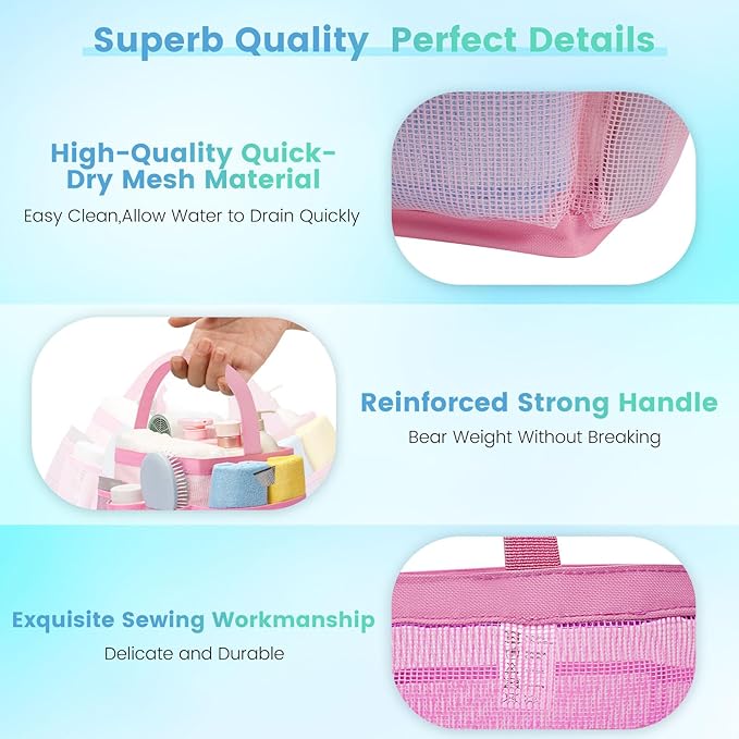Shower Caddy Portable for College Dorm Room Essentials for Girls - Image 3