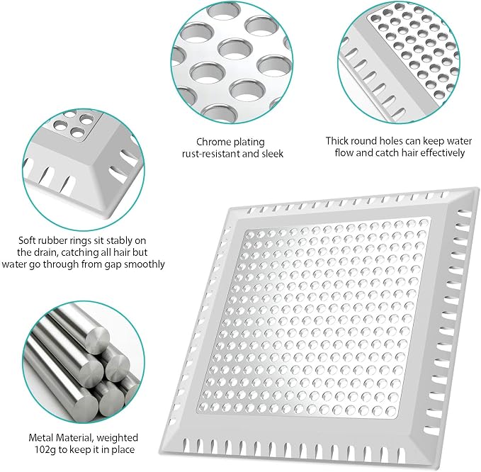Hair Catcher/Drain Strainer/Shower Drain Cover - Image 3