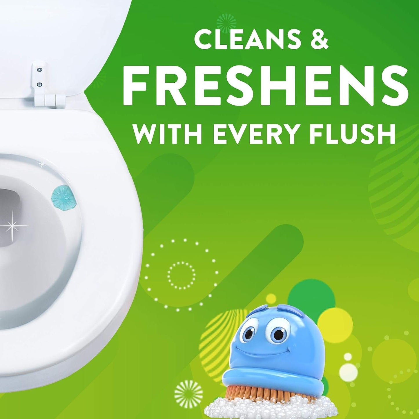 Scrubbing Bubbles Fresh Gel Toilet Cleaning Stamp Refill Value Pack, Rainshower, 24 Stamps, 2 Pack