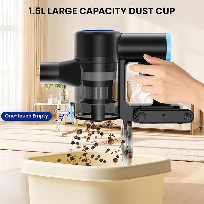 Cordless Vacuum Cleaner with 35kPa Suction Vacuum Cleaner, Lightweight Stick - Image 8