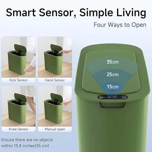 Automatic Motion Sensor Bathroom Trash Can - Image 4