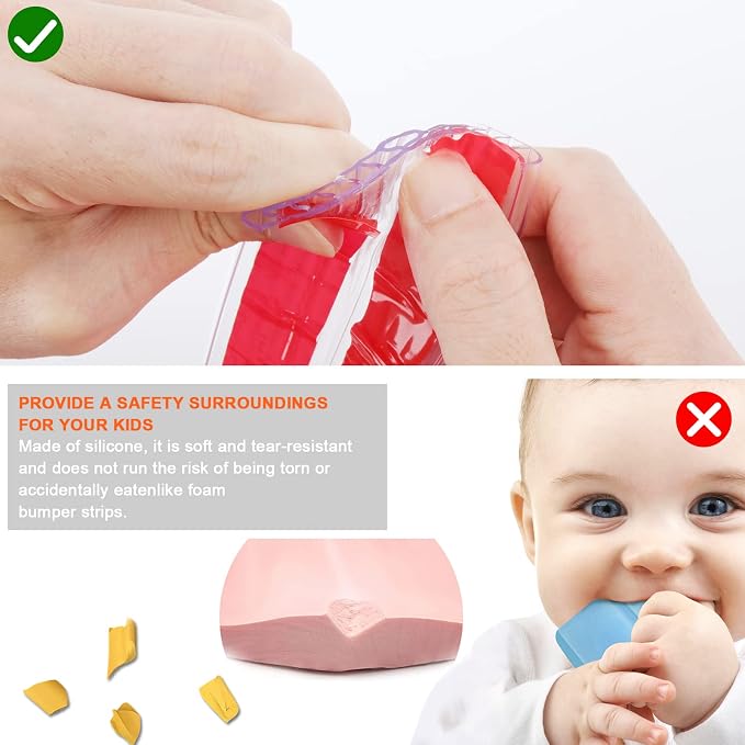 HOMREALM Baby Proofing 16.4ft Long Corner Protector Baby Corner Guards - Image 3