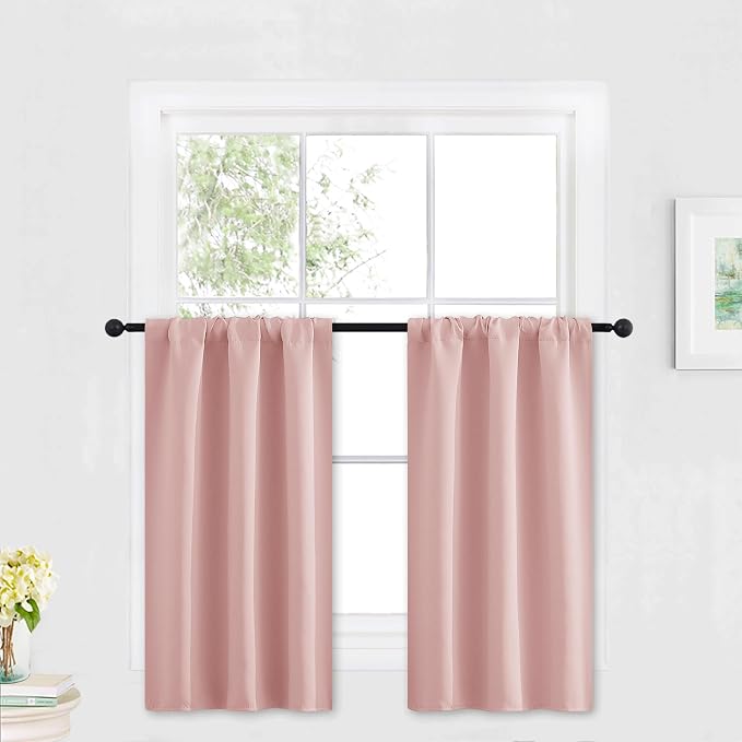 RYB HOME Small Curtains Blackout by RYBHOME